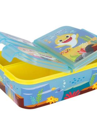 Ланч-бокс на 3 відділення stor baby shark (13520)
