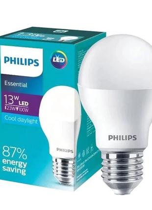 Лампа світлодіодна led philips ph ledbulb 13w e27 3000k 230v