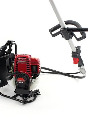 Мотокоса ранцевая honda gx35 с гибким валом (1,2 квт, 4х тактный)