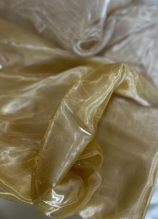 Ткань органза бежевая