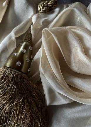Полуорганза золотая 6.7