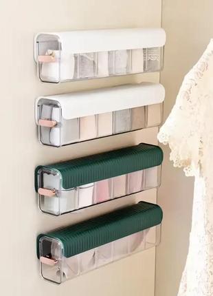 Настенный универсальный прозрачный контейнер для хранения 1265-1