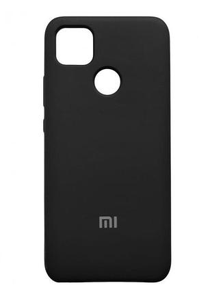 Силіконовий чохол бампер mycover для full silicone case для xiaomi redmi 9c/10a чорний
