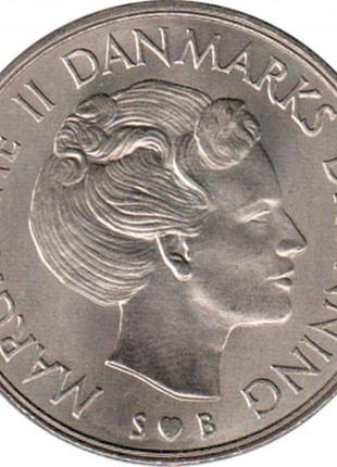 Дания 5 крон, 1973 рік королева маргрете ii №2220