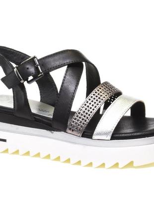 Сандалии marco tozzi 2.2.28727-24-098-black-comb, код: 069916, последний размер: 40