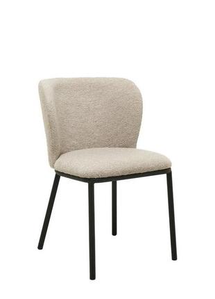 Стілець m-140 білий пісок + чорний