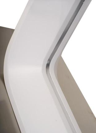 Стіл мдф + матове скло tml-770 білий 8