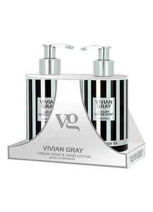 Набір крем-мило для рук & лосьйон для рук vivian gray lemon & green tea (2 х250 мл)