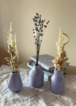 Ваза из гипса набор из трех ваз и фигуры дадид