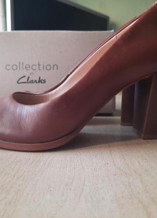 Туфли кожаные лодочки clarks 39 р обмен