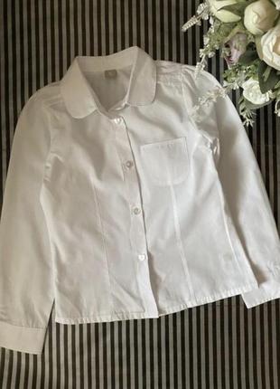 Белая блузка белая рубашка блузка в школу