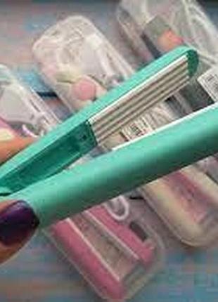 Мини-утюжок гофре зеленый 5236