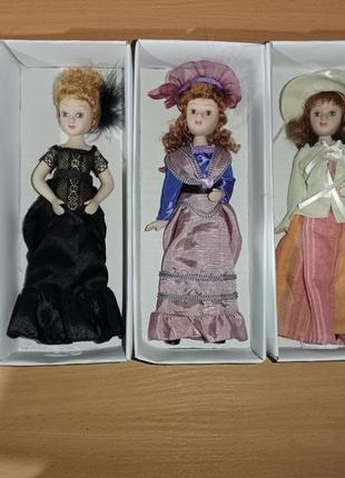 Ляльки порцелянові дами епохи3 фото