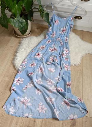 Голубой ромпер-платье для девочки от new look, рост 140