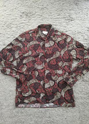 Красива сорочка від zara, size s, плечі 43 підпахви 53 рукав 63 довжина 70