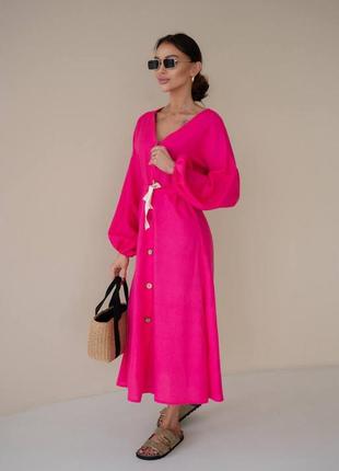 Чарівна лляна сукня
мод 244