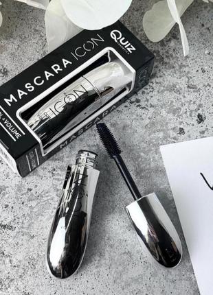 Туш для вій quiz cosmetics icon “підкручування і об’єм”