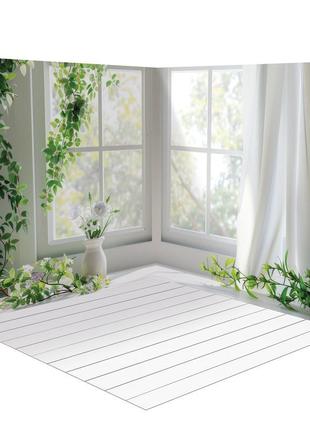 Вініловий кутовий фотофон 100х100см, frontlit 450 г/м2 №58397