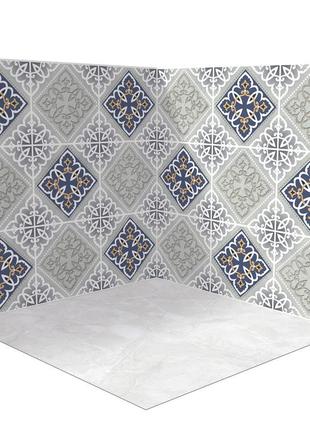 Вініловий кутовий фотофон 100х100см, frontlit 450 г/м2 №58403