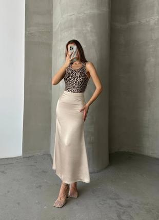 👗 модная атласная юбка. маленькие размеры.