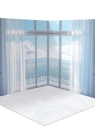 Виниловый угловой фотофон, 100x100см, frontlit 450 г/м2 №58406