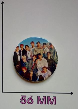 Значок севентін севентин seventeen 5,6 см