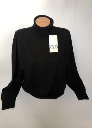 Шерстяная водолазка zara