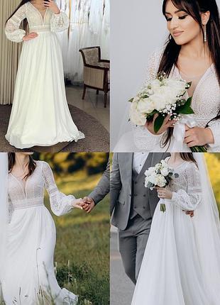 Весильное платье в этническом / украинском стиле