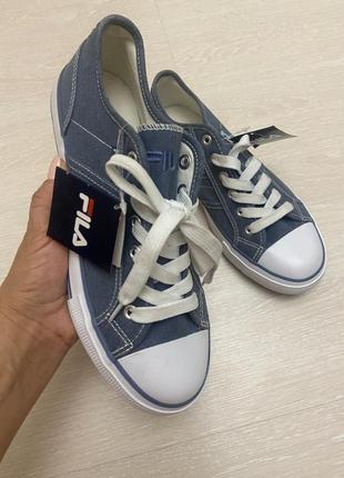 Джинсовые кеды, кеды fila,