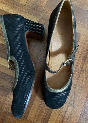 Новые кожаные дизайнерские туфли mary jane pumps от chie mihara 39 франция 🇫🇷