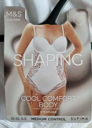 Боди marks & spencer shaping cool comfort body, чашка 80d