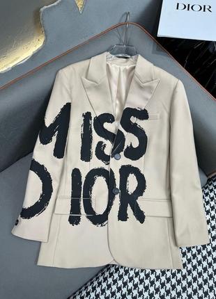 Пиджак в стиле miss dior