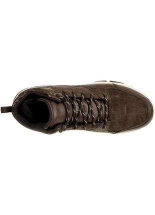 Кожаные ботинки skechers air cooled vandor 65731/choc размер 42,5 eu/ 9,5 us/ стелька 27,5 см4 фото