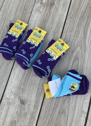 Шкарпетки sinsay sponge bob губка боб спанч боб носки