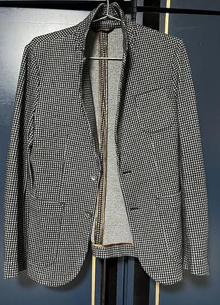 Пиджак жакет в мелкую клетку jones new york 4