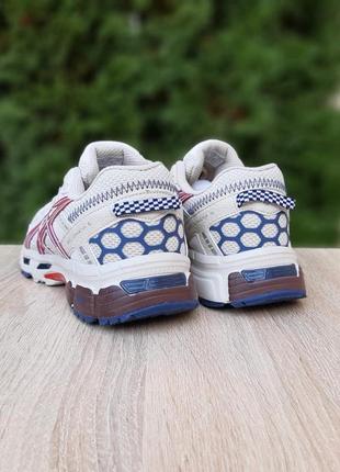 Женские кроссовки asics Sun gel-kahana 8 beige red blue ассикс бежевого с красным и синим цветов4 фото