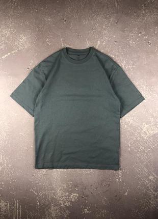 H&m чоловіча футболка плотна оверсайз boxy fit