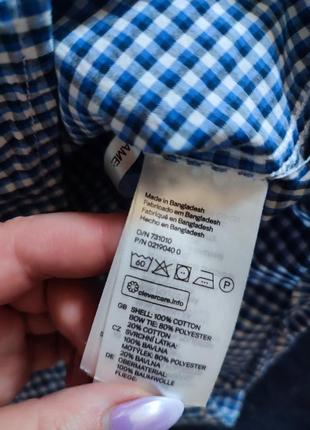 Рубашка в клетку🤍💙🕴️5 фото