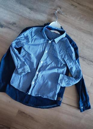Рубашка в клетку🤍💙🕴️