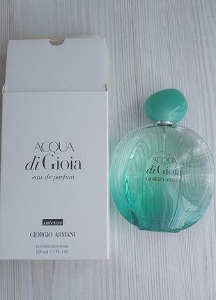 Парфумована вода для жінок giorgio armani acqua di gioia intense eau de parfum 100 ml. тестер.2 фото