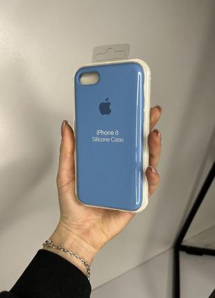 Чехол на iphone 7/8/se2-3 відкритий низ чехол на айфон silicone case