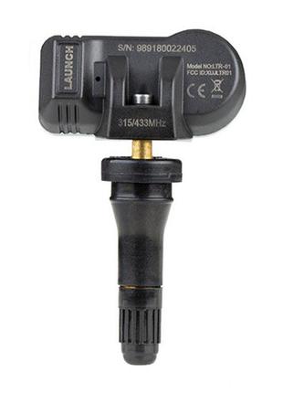 Rf-датчик tpms launch 433/315 мгц програмований, універсальний (гумовий вентиль) launch ltr-03-rubber