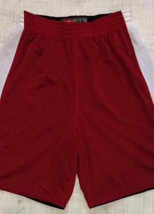 Nike шорти баскетбольні двосторонні червоні/чорні (м)