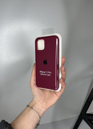 Чехол на iphone 11 pro відкритий низ чехол на айфон silicone case