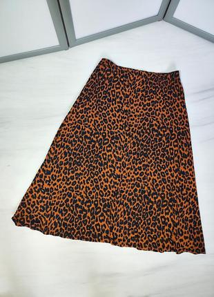Papaya новая длинная трикотажная юбка в актуальный принт 989 20