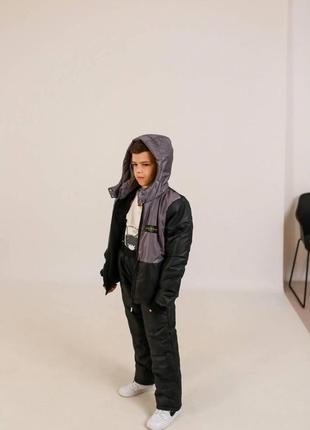 Спортивный костюм детский евро-зима на синтепоне 6-7,7-8,8-9,9-10 лет. (5 цв.) "drama" от прямого поставщика