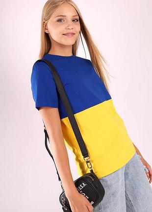 Распродажа 🔥 💙💛 патриотические футболки подростка💙💛