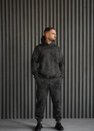 Костюм мужской спортивный трехнить на флисе s-m "solo" от прямого поставщика