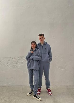 Спортивный  мужской костюм трехнитка на флисе 44-46; 48-50 (3цв) "mokko" от прямого поставщика