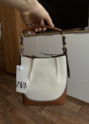 Сумка zara канва